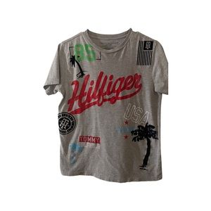 Gray multi-Colored Tommy Hilfiger boys shirt